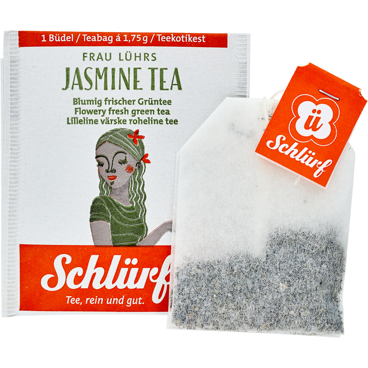 Schlürf - Büdel - Frau Lührs Jasmine Tea BIO