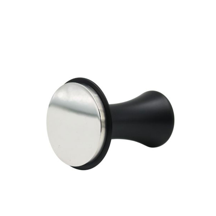 Rhino Coffee Gear - Self Levelling Tamper, Unterseite plan, schwarz 58 mm
