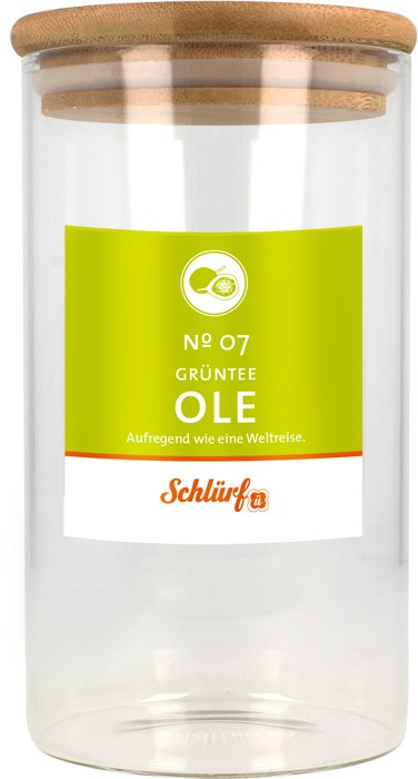 Schlürf - Döösen No. 07 Schwarz-/Grünteemischung "Ole" Schlürf - Döösen No. 07 Schwarz-/Grünteemischung "Ole"