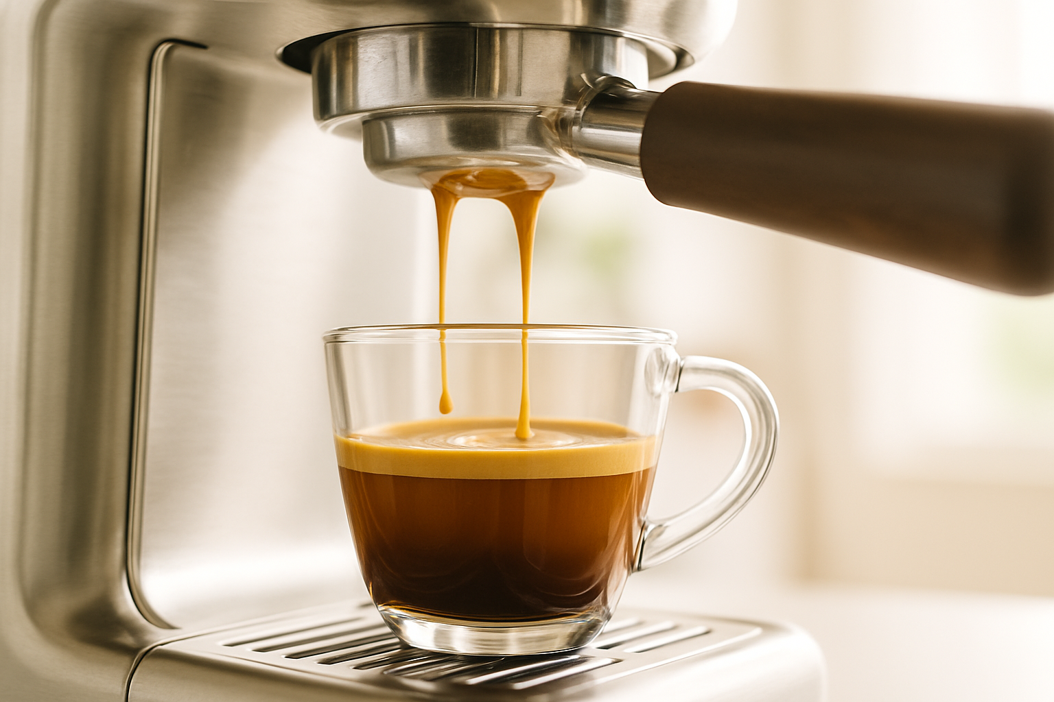 Berliner Kaffeerösterei Espresso Zubereitung mit Siebträger