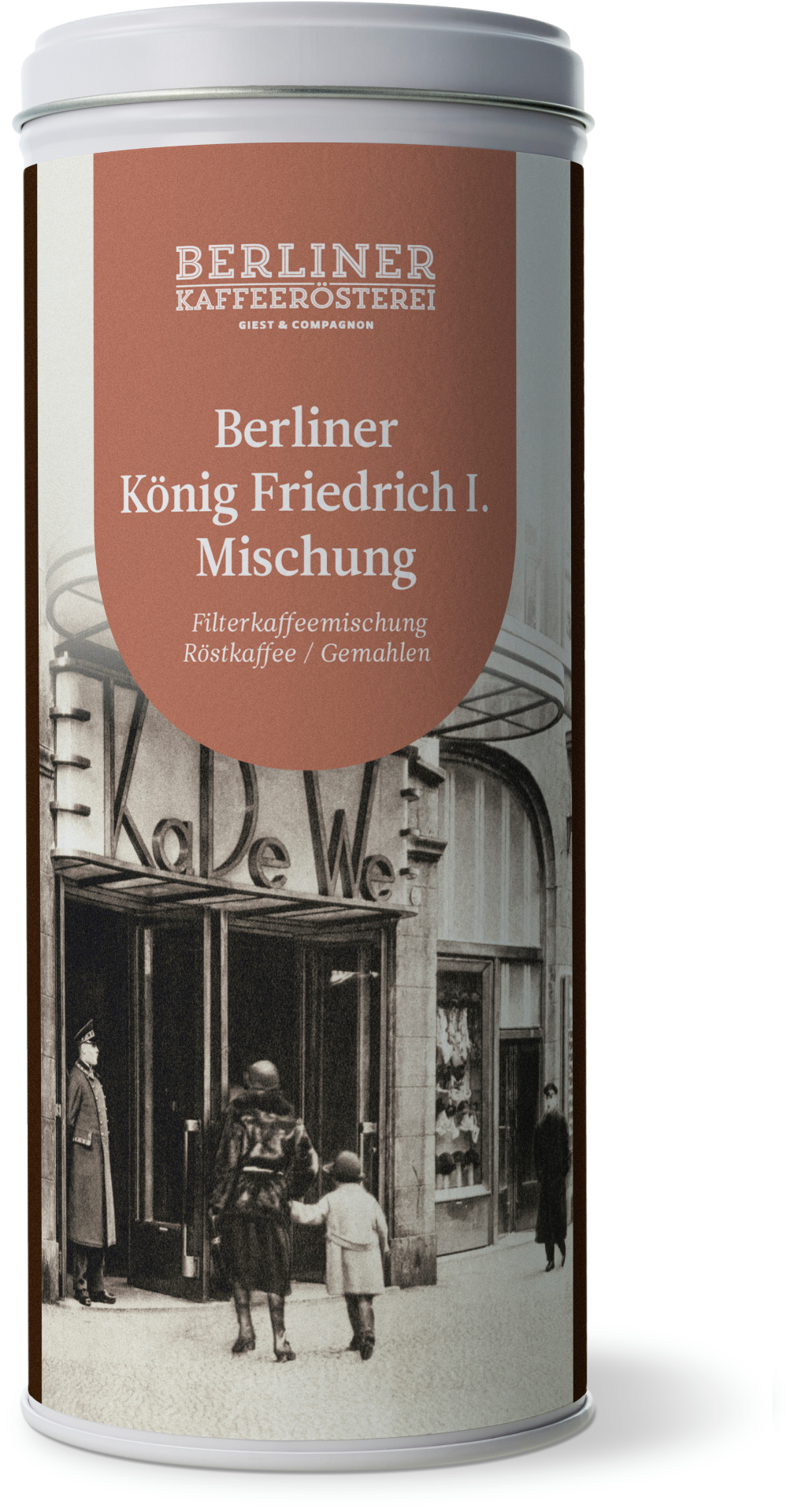 Berliner König Friedrich I. Mischung (gemahlen) Berliner König Friedrich I. Mischung (gemahlen)