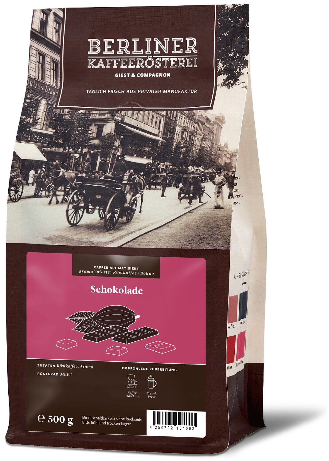 aromatisierter Kaffee Schokolade