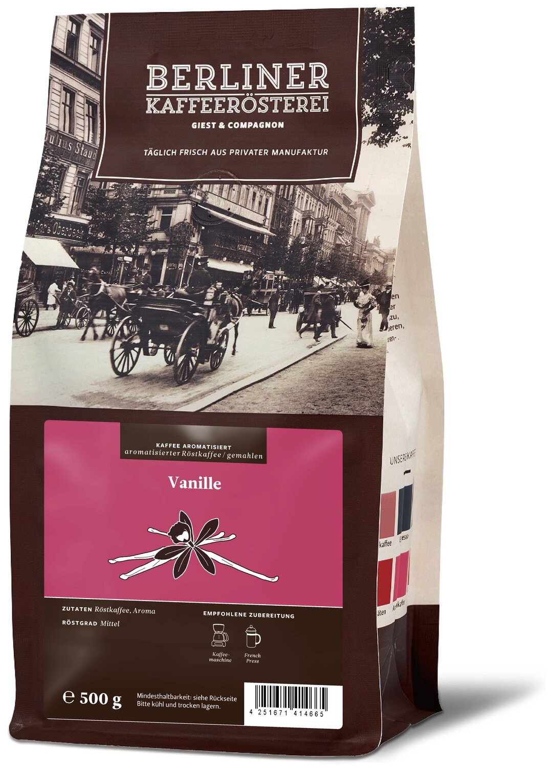 aromatisierter Kaffee Vanille