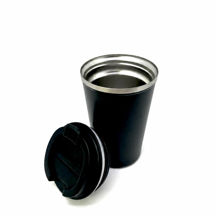 Thermo-Edelstahlbecher Mexiko 380 ml mit Schraubdeckel | Isolierter Kaffeebecher Teebecher to go