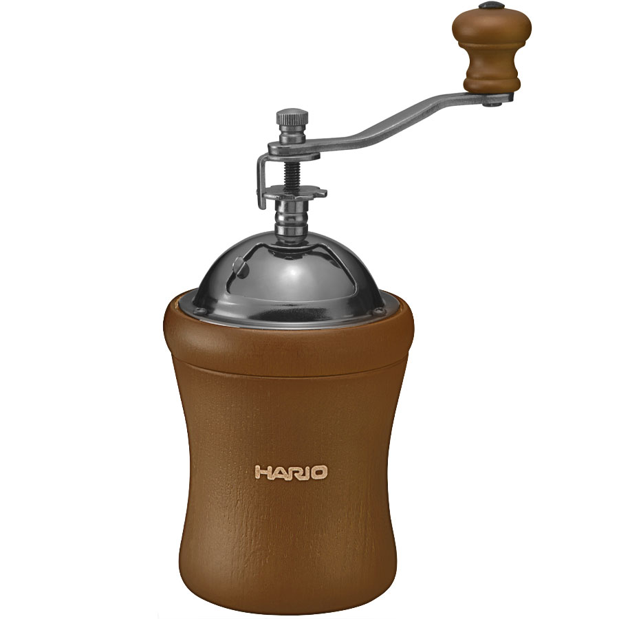 Hario - Kaffeemühle Dome in Holzoptik mit Keramikmahlwerk für 35g Bohnen Hario - Kaffeemühle Dome in Holzoptik mit Keramikmahlwerk für 35g Bohnen