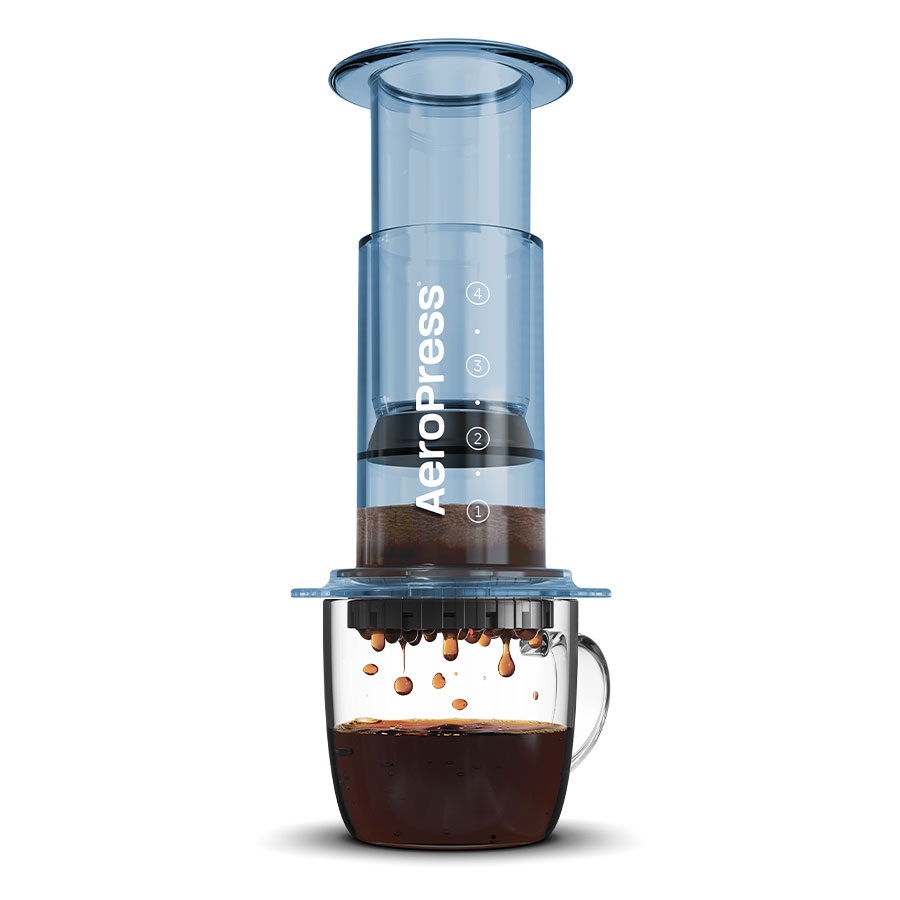 AeroPress® - Clear Coffee Press inkl. 100 Filter in 7 Farben