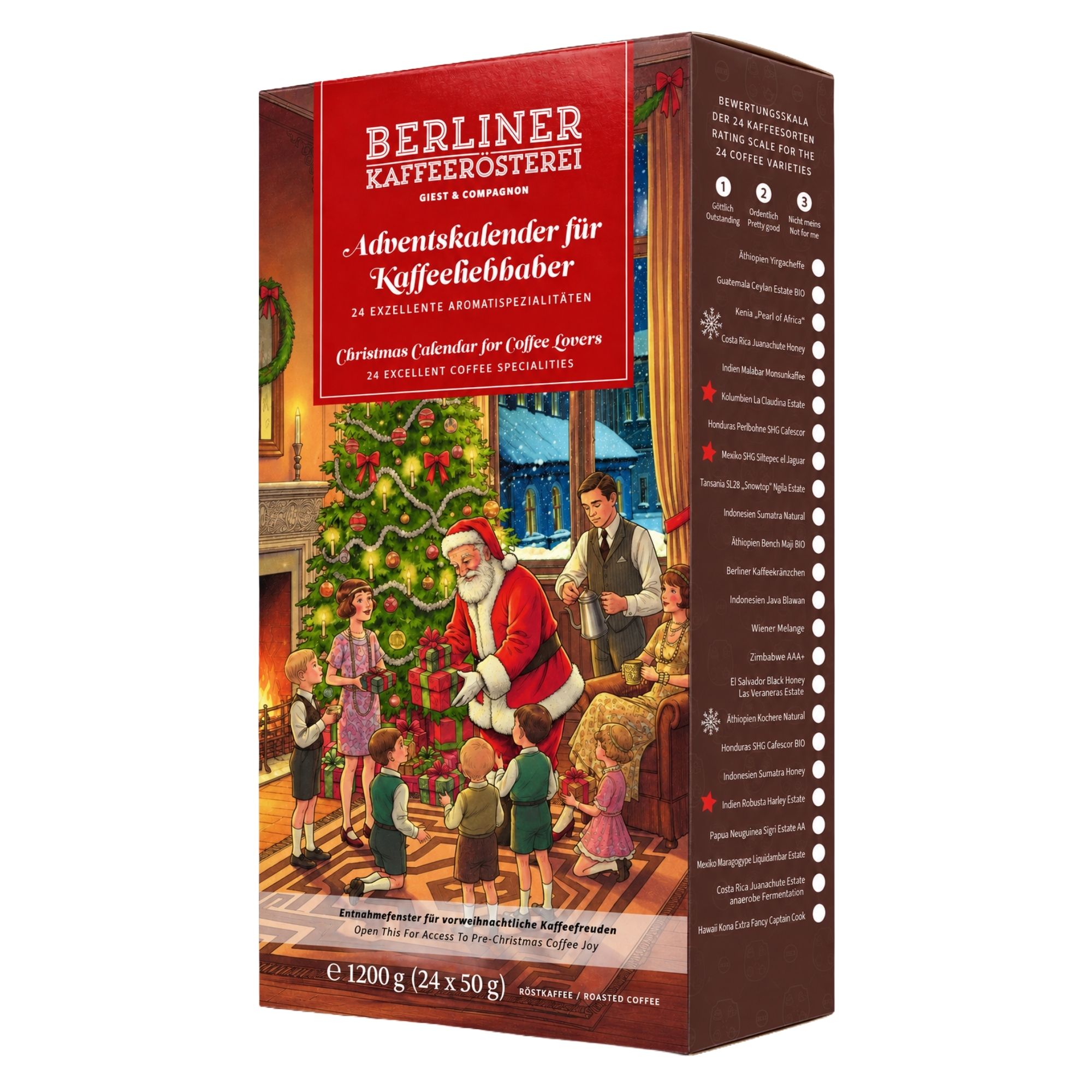 Kaffee Adventskalender (gemahlen)
