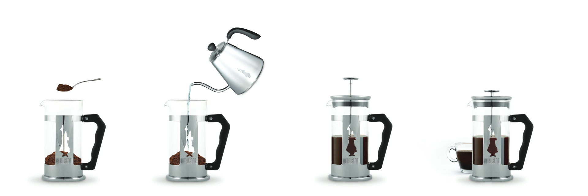Bialetti - Kaffeebereiter French Press Preziosa 1 L