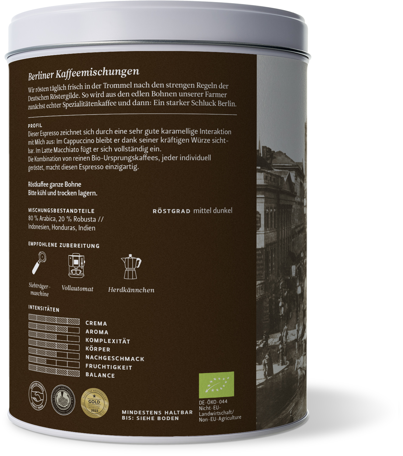 Espresso Supremo BIO (ganze Bohne)