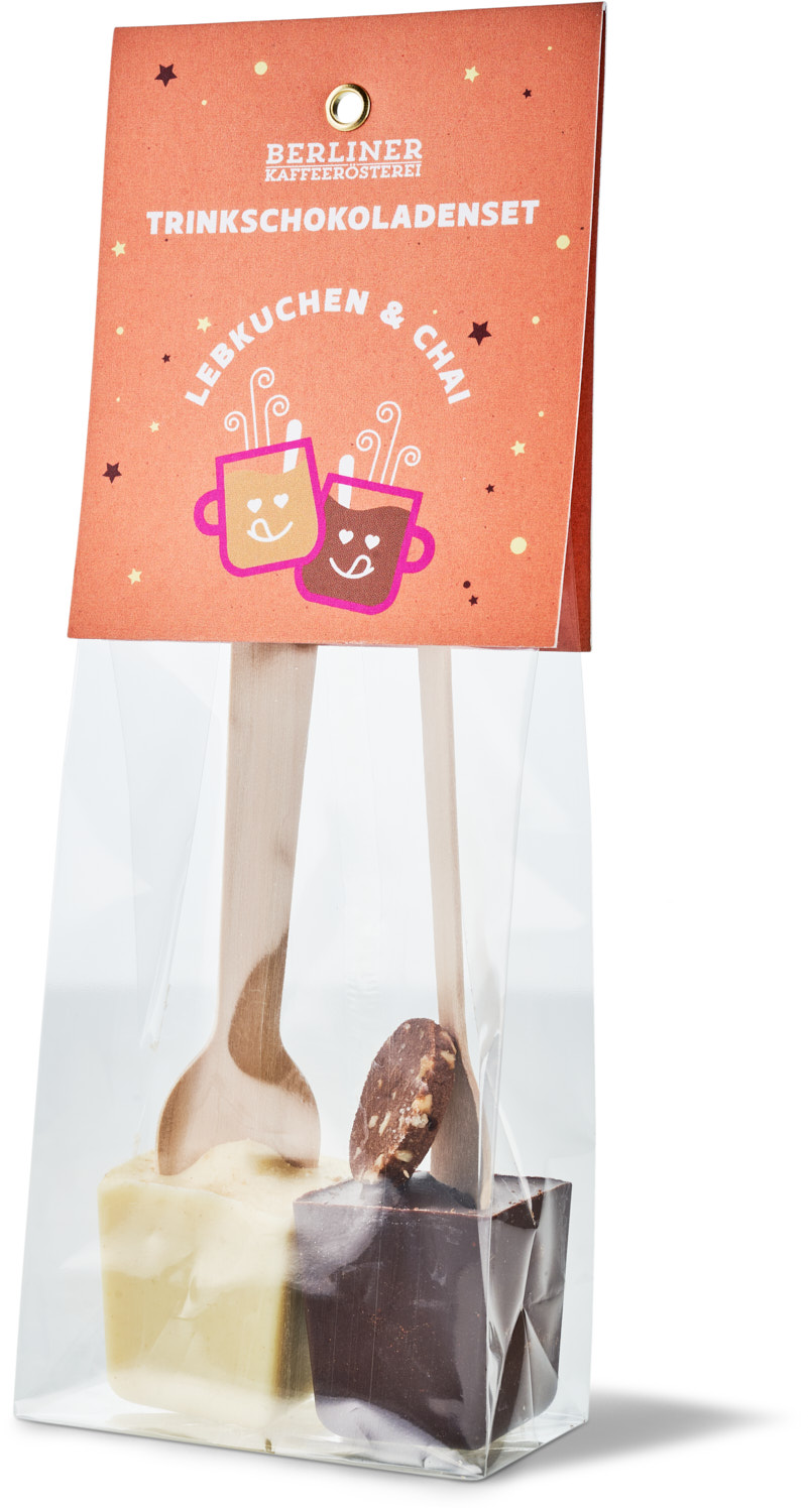 BKR - Trinkschokoladenstick Set Lebkuchen & Chai 2 x 30g