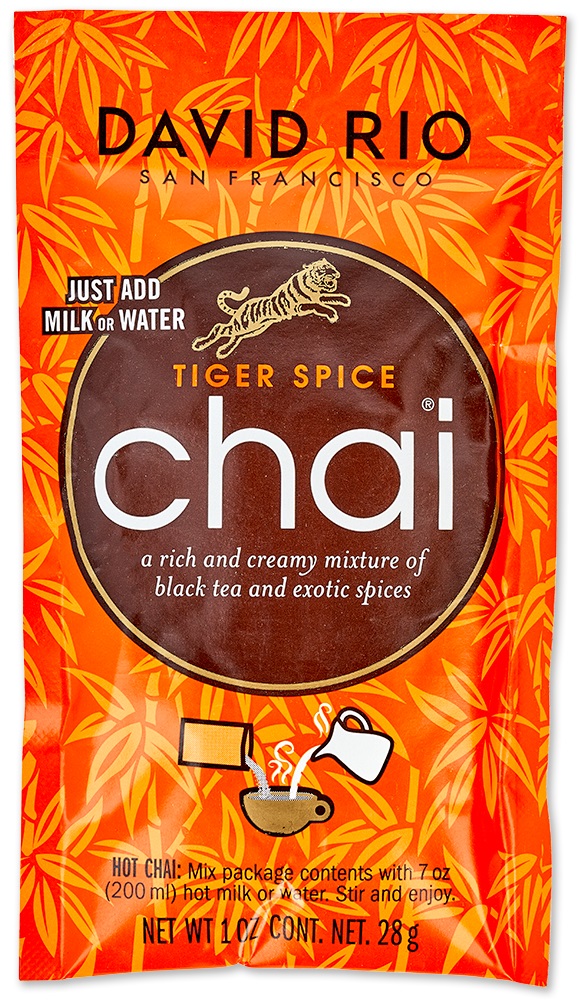 David Rio - Tiger Spice Chai - Tüte (28 g) David Rio - Tiger Spice Chai - Tüte (28 g)