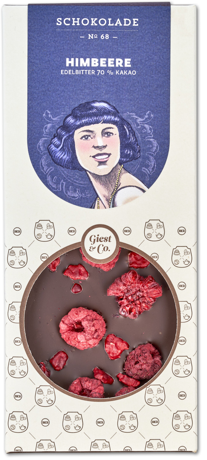 Tafel - Himbeere - Zartbitter - Nr. 68 Tafel - Himbeere - Zartbitter - Nr. 68