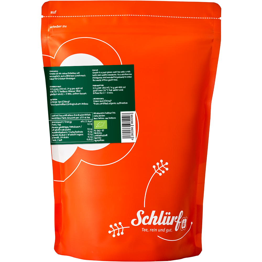Schlürf - BIO Grüntee Greete №05 Schlürf - BIO Grüntee Greete №05