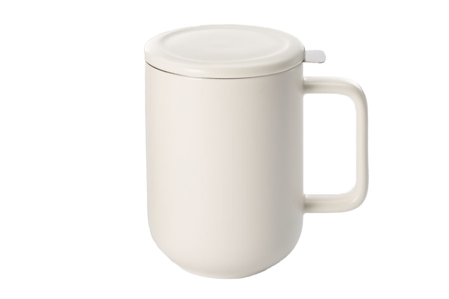 Teetasse mit Sieb "Blanc" (450 ml)