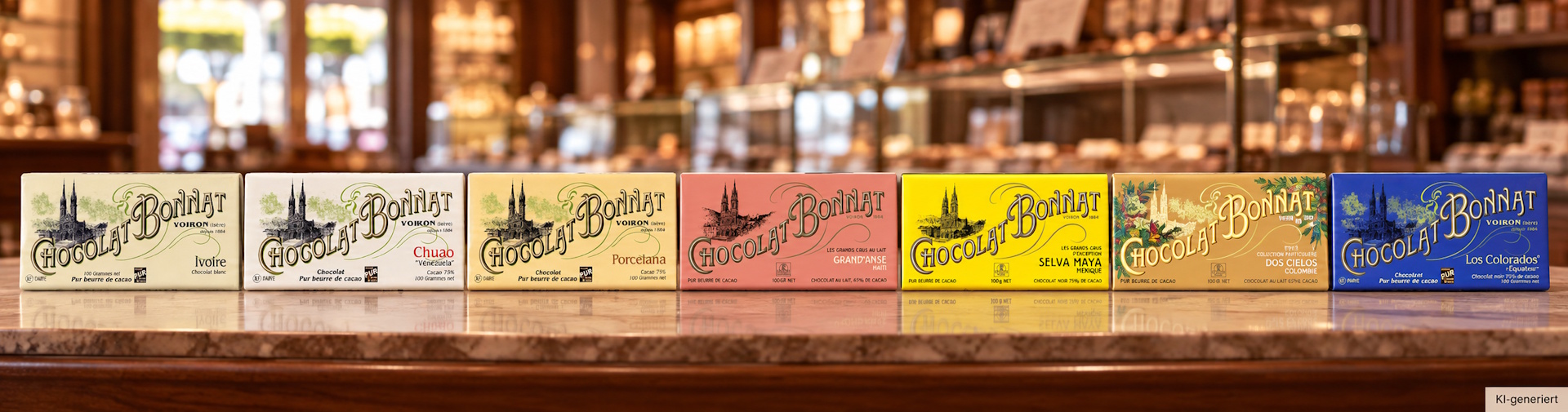 Bonnat Chocolatier bei Berliner Kaffeerösterei kaufen - Hintergrund