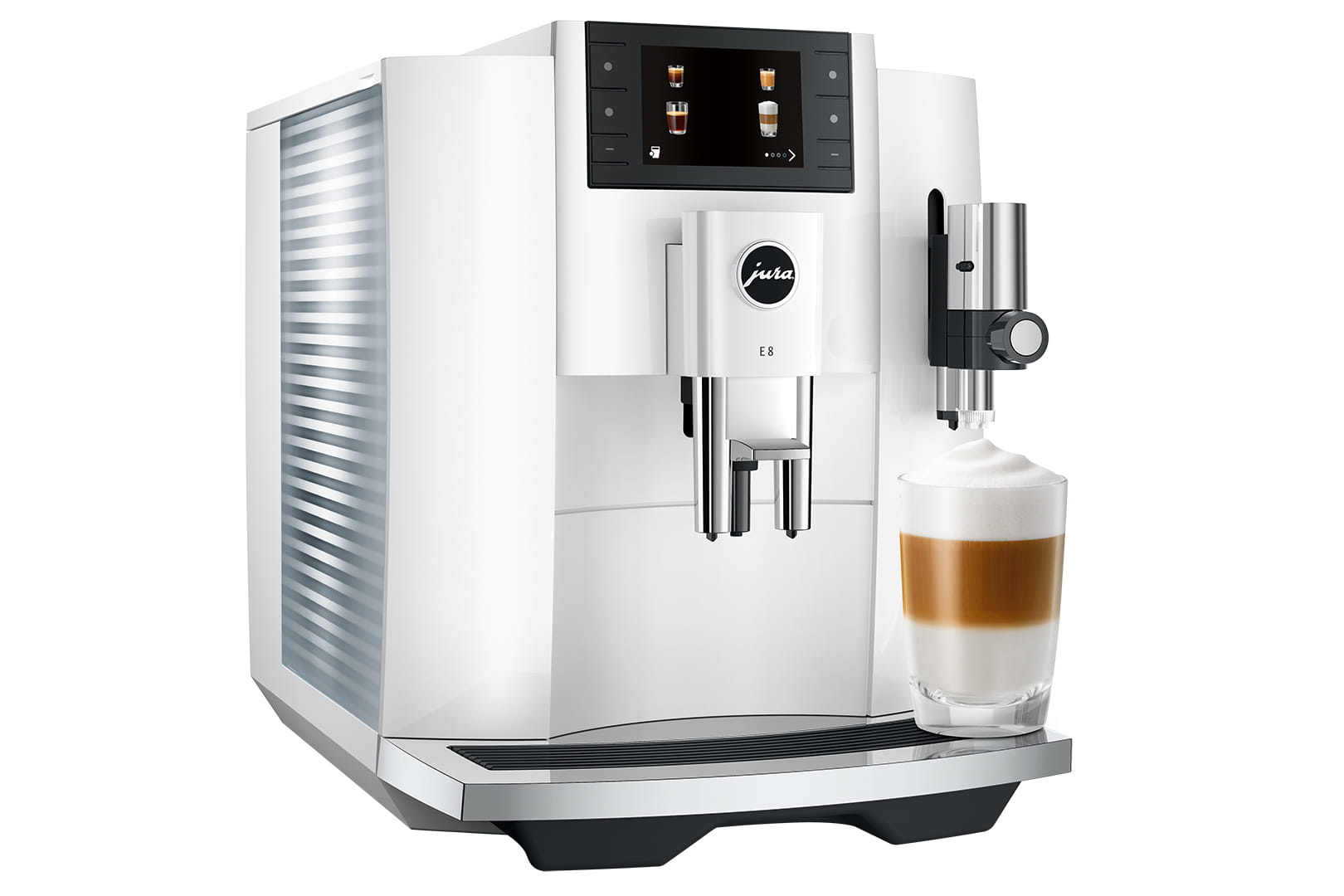 Jura - E8 Piano White 15585 (EC) +Vorführgerät+