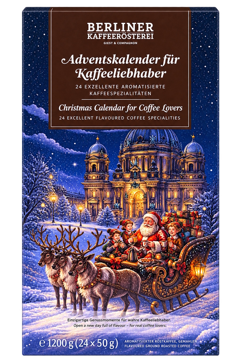 Aromakaffee Adventskalender (gemahlen)