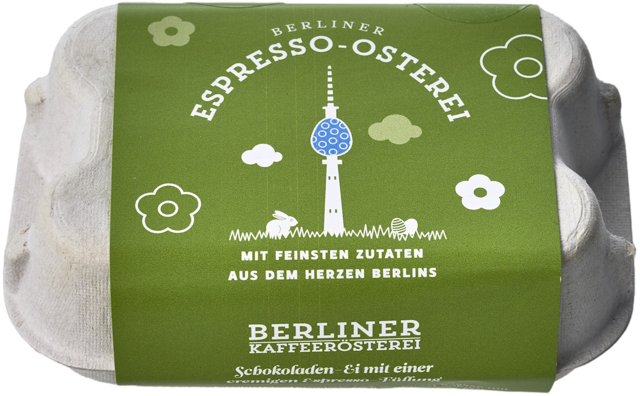 Berliner Oster-Espresso-Eier - 6 Stück