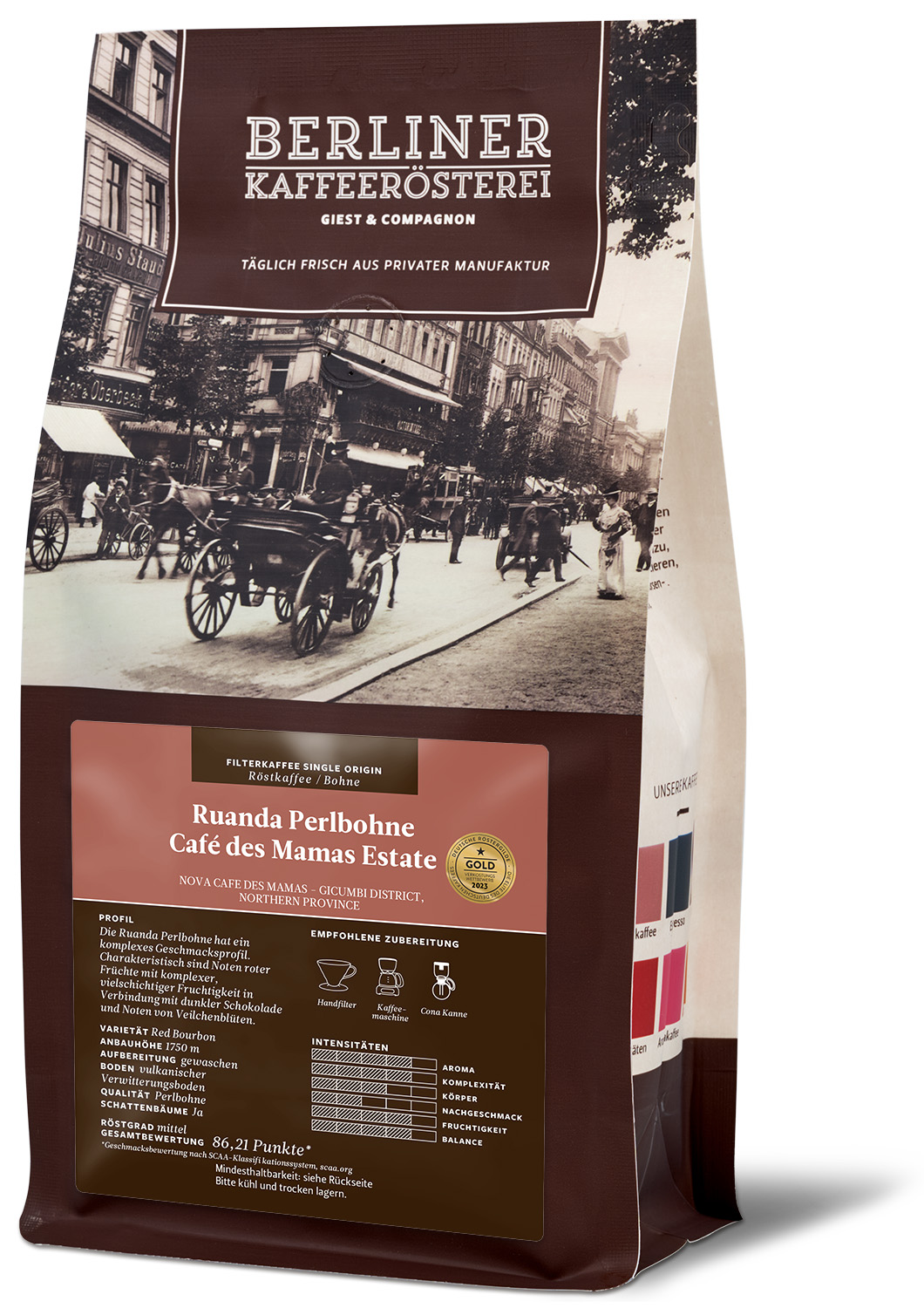 Ruanda Perlbohne Café des Mamas Estate Ruanda Perlbohne Café des Mamas Estate