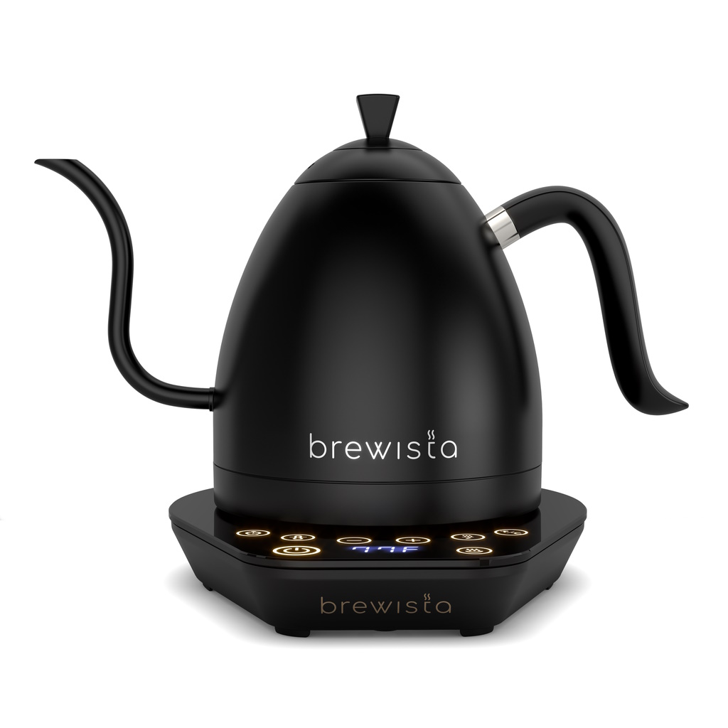 Brewista - Artisan Schwanenhals-Wasserkocher 1 Liter schwarz / schwarz