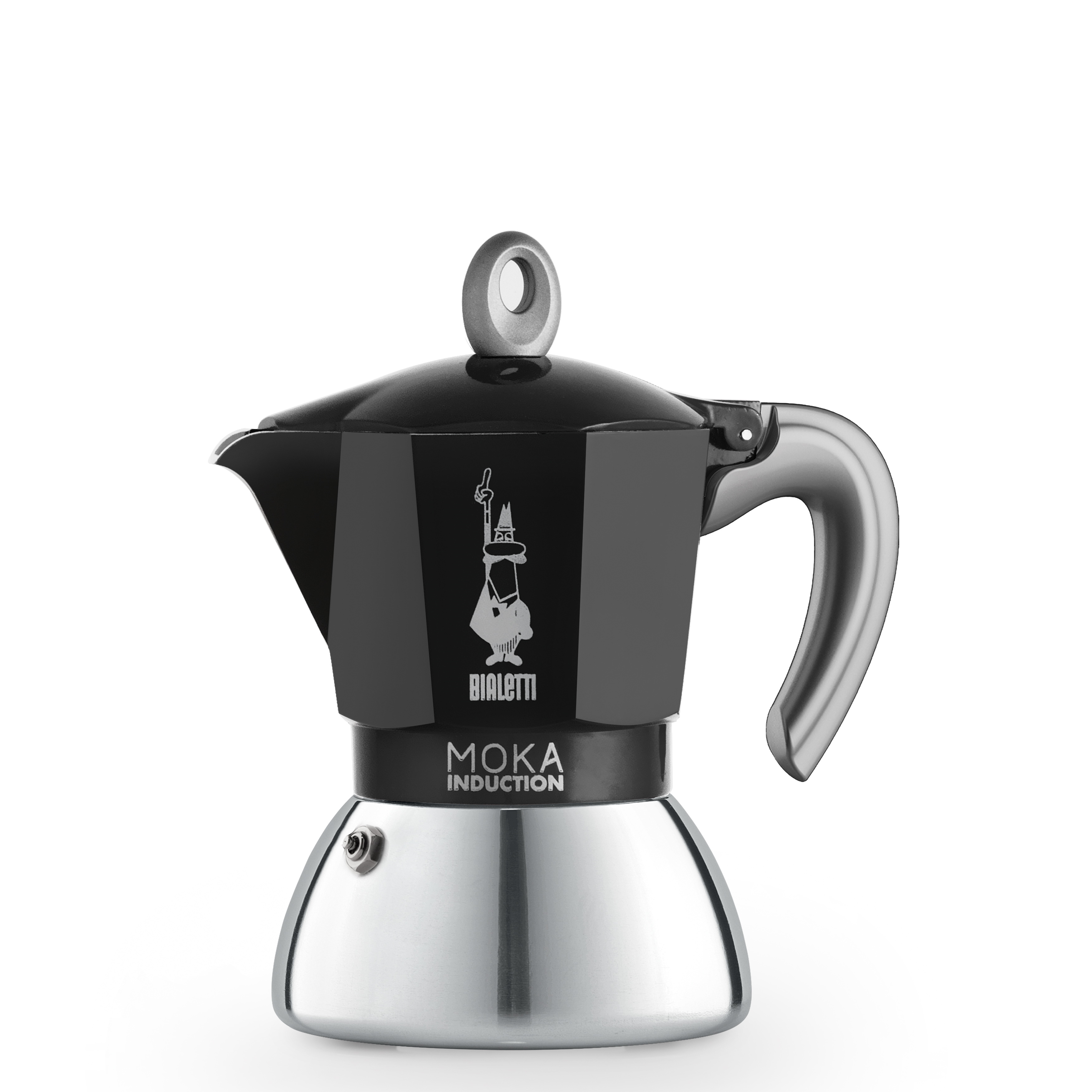 Bialetti - Moka Induktion schwarz für 4 Tassen Bialetti - Moka Induktion schwarz für 4 Tassen