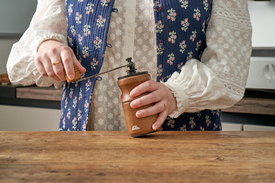 Kaffee Mühle Handmühle  Kaffee selbst mahlen