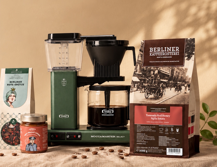 Neue Produkte im Shop der Berliner Kaffeerösterei