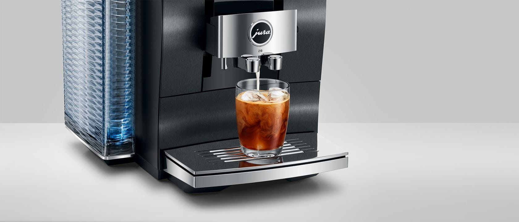 Kaffeevollautomat macht Kaffee - Hintergrund