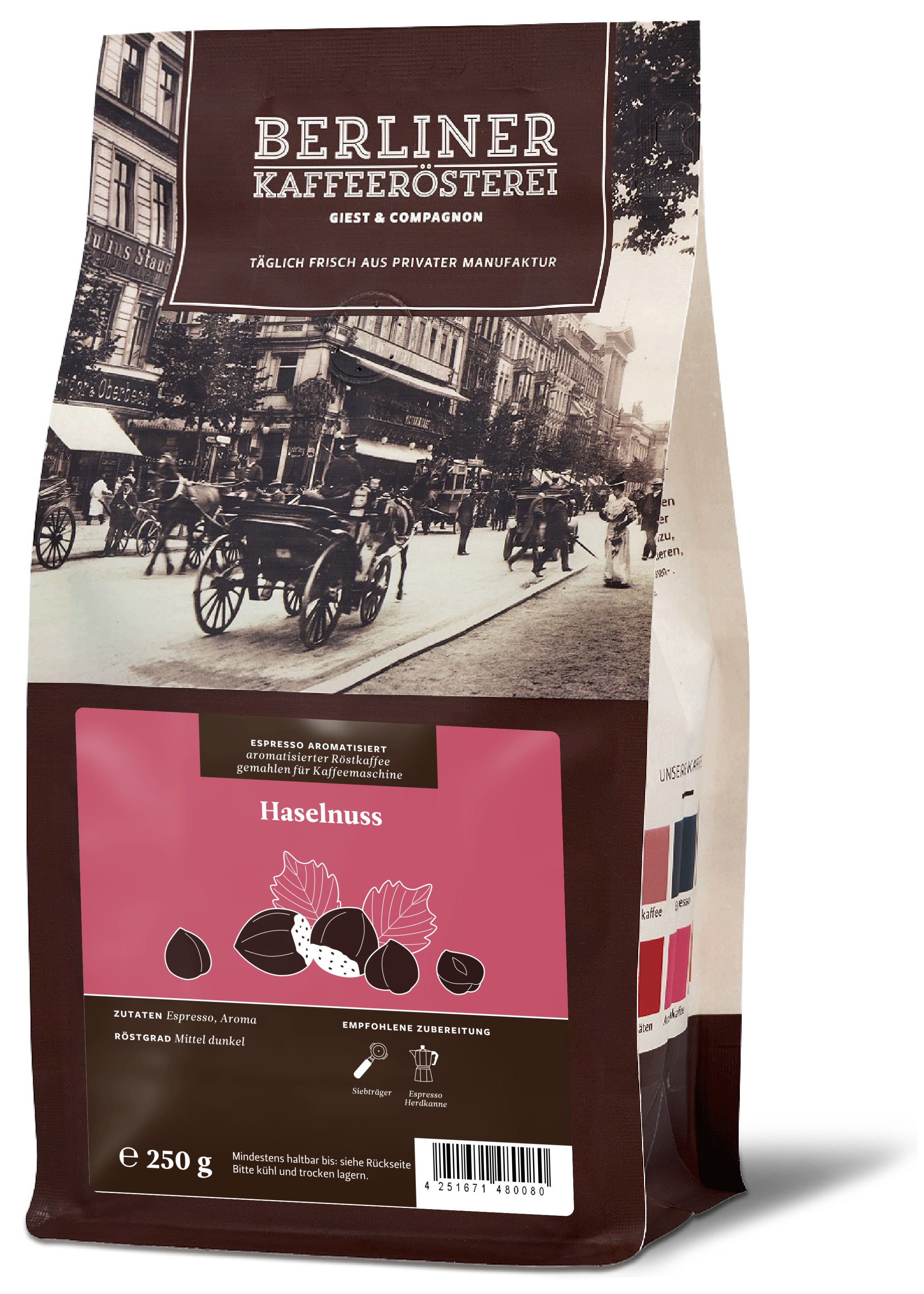aromatisierter Espresso Haselnuss