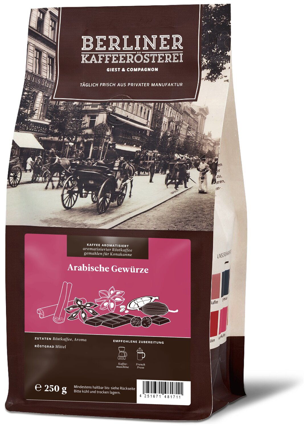 aromatisierter Kaffee arabische Gewürze