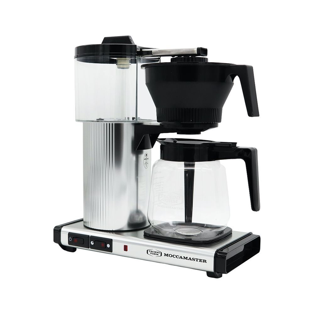 Moccamaster - CD Grand silber mit Glaskanne 1,8 L für Büro und Café
