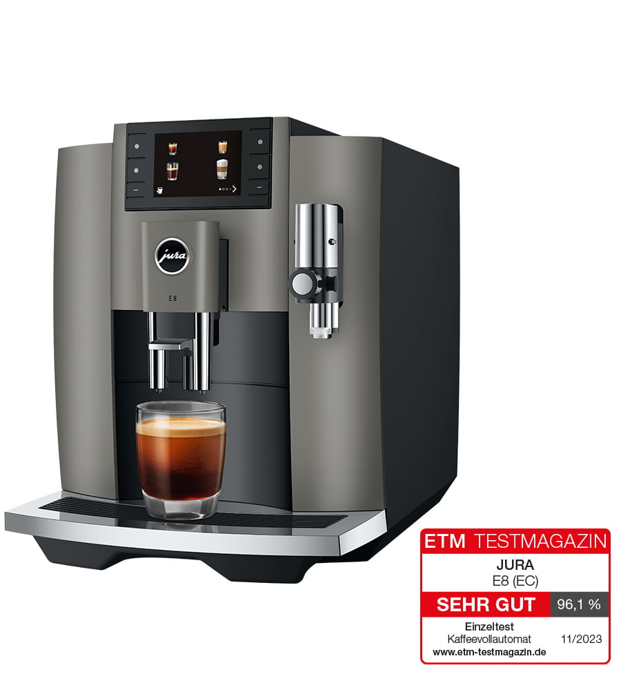 Jura - E8 Dark Inox 15583 (EC) +Neugerät+