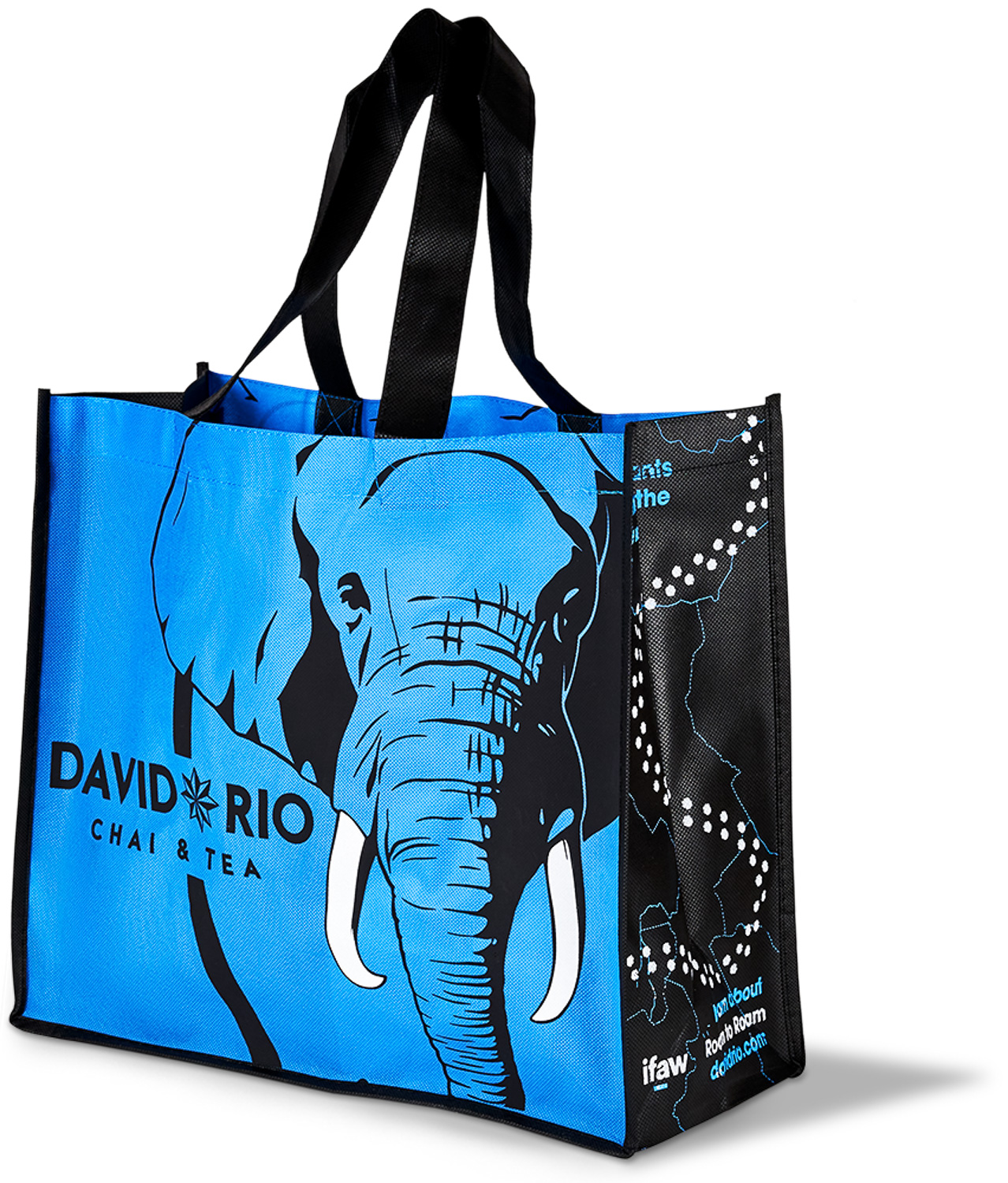 David Rio - Tragetasche blau-schwarz David Rio - Tragetasche blau-schwarz
