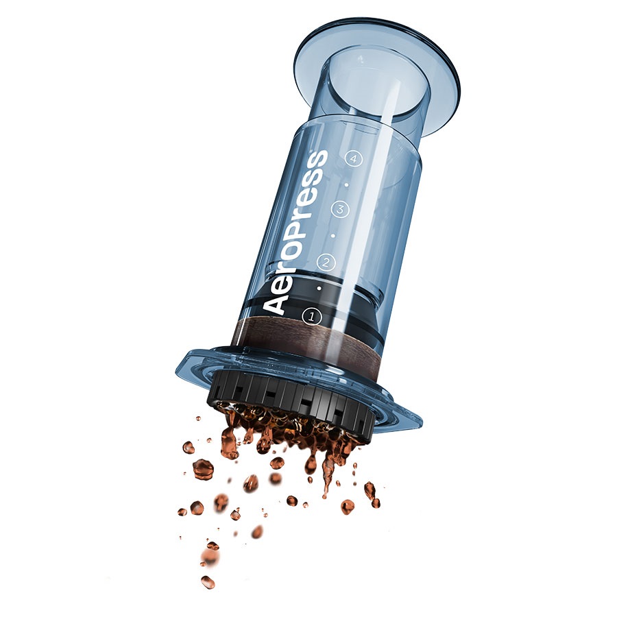 AeroPress® - Clear Coffee Press inkl. 100 Filter in 7 Farben