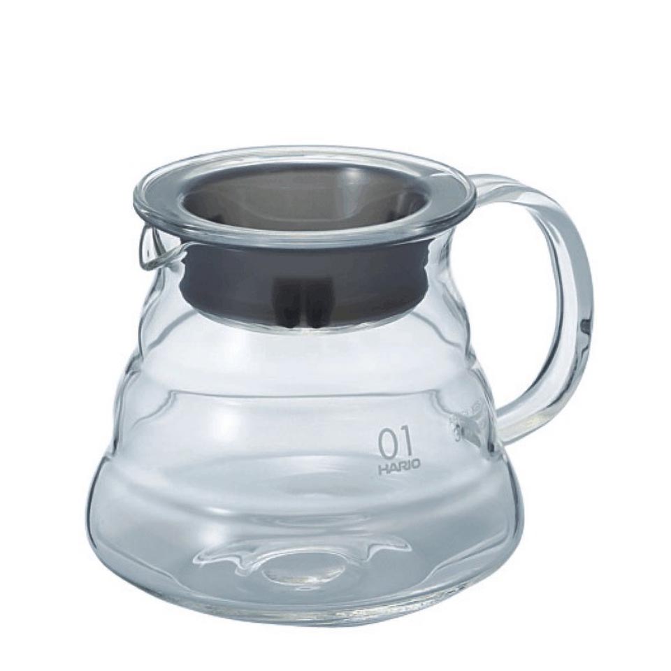 Hario - V60 Glaskanne 360 ml für 1-3 Tassen Hario - V60 Glaskanne 360 ml für 1-3 Tassen