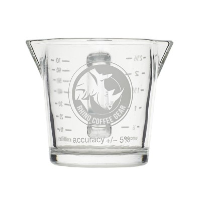 Rhino Coffee Gear - Shot Glas mit Griff und 2 Ausläufen 70ml