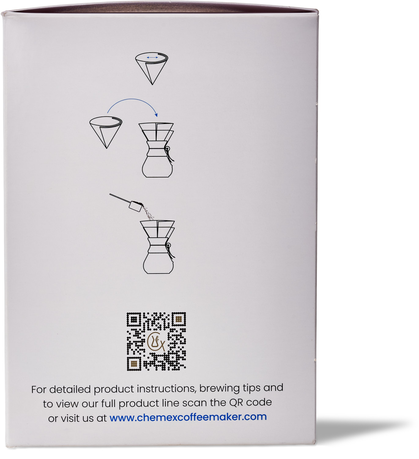 Chemex - Filterpapier 100 Stk. für Chemex-Größen von 6, 8 und 10 Tassen (Round Circles)