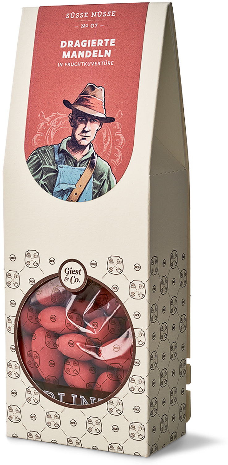 Nüsse - Erdbeermandeln, dragiert - Nr. 07 Nüsse - Erdbeermandeln, dragiert - Nr. 07