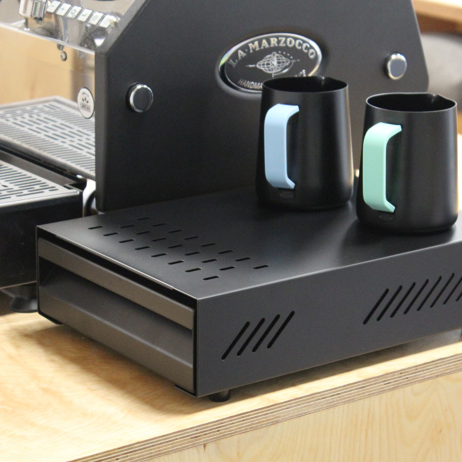 Rhino Coffee Gear - Kaffeesatzlade Knockbox Abschlagkasten Sudschublade schwarz