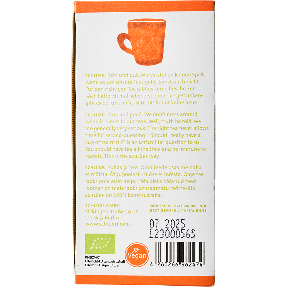 Schlürf - Büdel - Herr Bruns Hearty Herbs BIO Schlürf - Büdel - Herr Bruns Hearty Herbs BIO