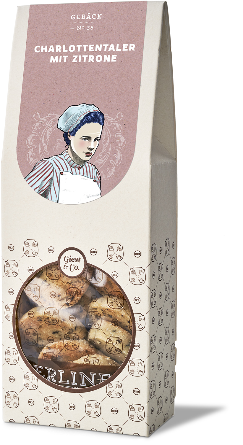 Gebäck - Charlottentaler mit Zitrone - Nr. 38 Gebäck - Charlottentaler mit Zitrone - Nr. 38