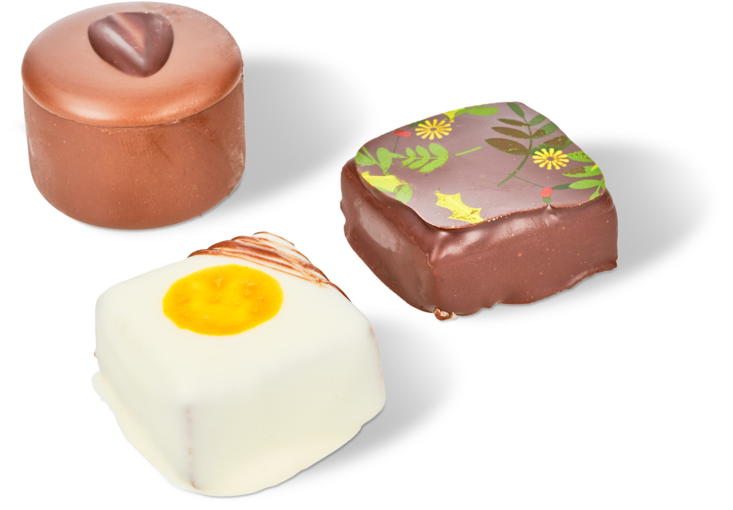 3er Weihnachtspralinenset (mit Alkohol)