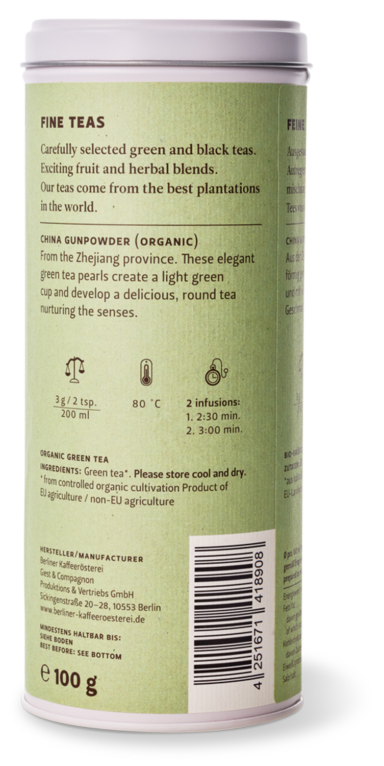 China Gunpowder BIO №028 China Gunpowder BIO №028