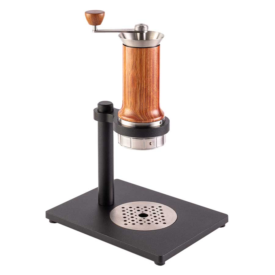 Aram - Espresso Maker + Steel Support REDDISH