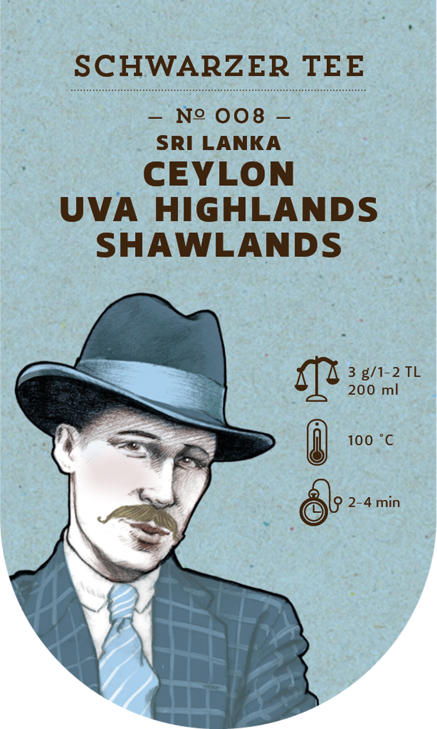 Ceylon Uva Highlands Shawlands №008
