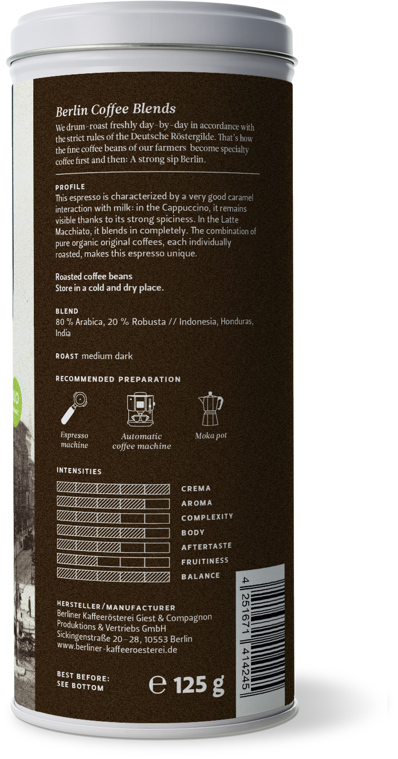 Espresso Supremo BIO (ganze Bohne) Espresso Supremo BIO (ganze Bohne)