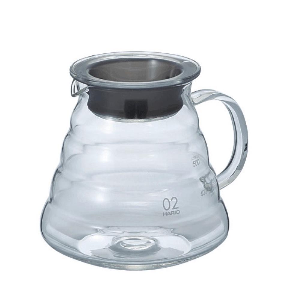 Hario - V60 Glaskanne 600 ml für 1-5 Tassen Hario - V60 Glaskanne 600 ml für 1-5 Tassen