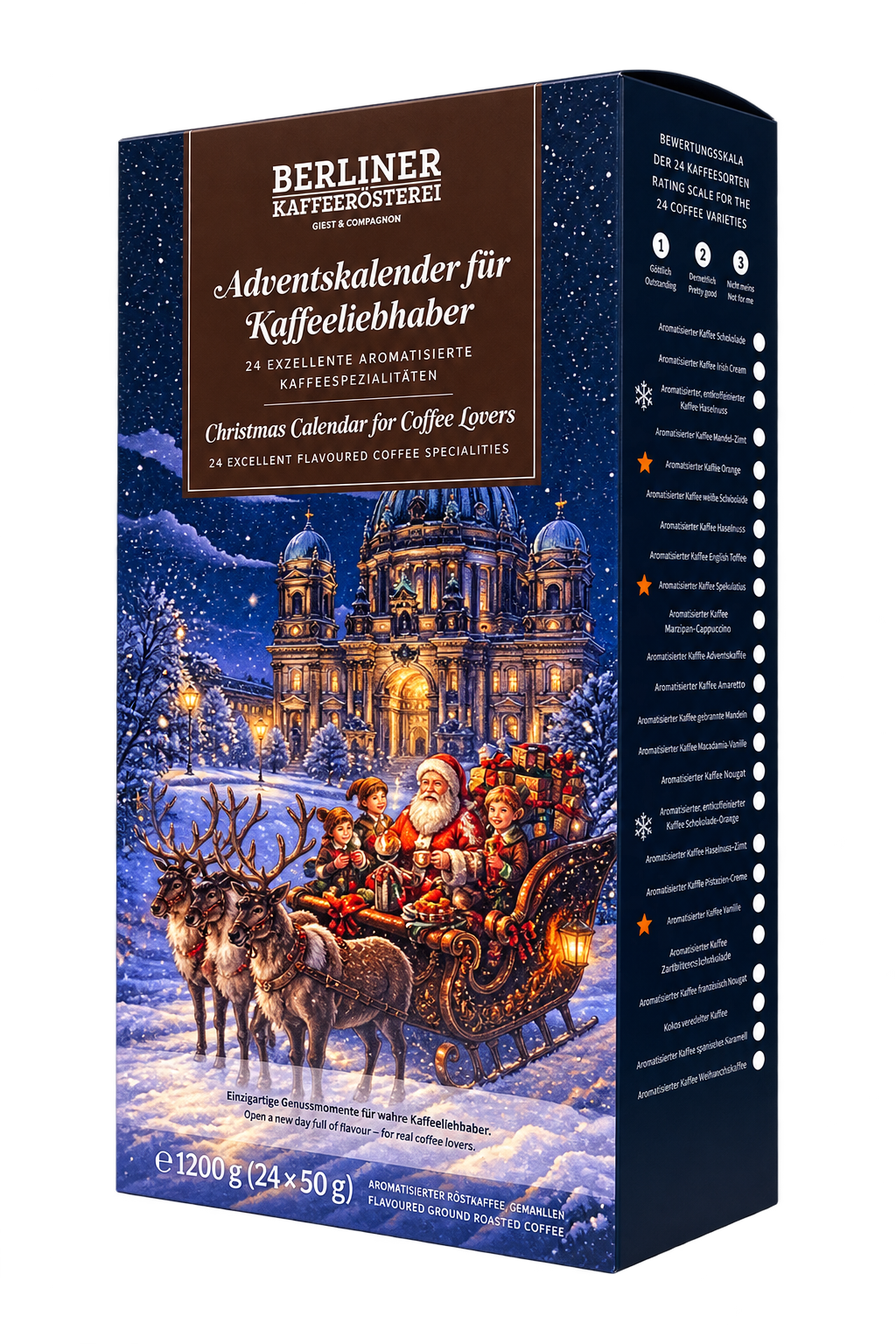 Aromakaffee Adventskalender (gemahlen)